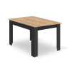 Tisch NP 120x80 Artisan Eiche + Schwarz (100155031)
