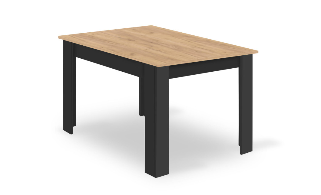 Tisch NP 120x80 Artisan Eiche + Schwarz (100155031)