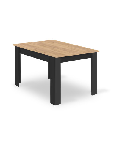 Tisch NP 120x80 Artisan Eiche + Schwarz (100155031)