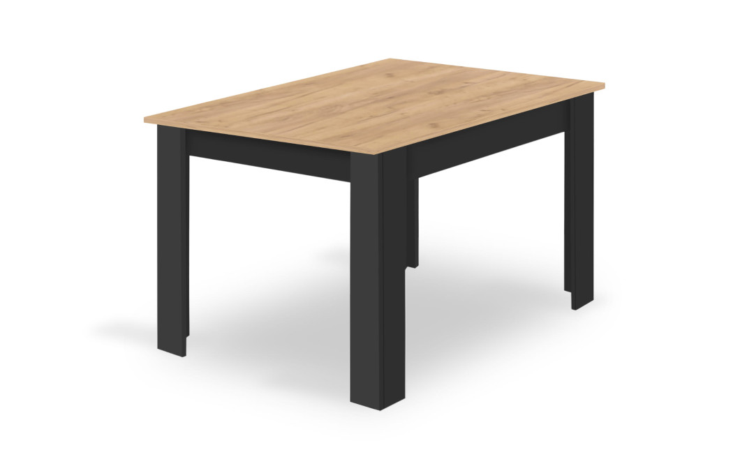 Tisch NP 120x80 Artisan Eiche + Schwarz (100155031)