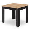 Tisch NP 80x80 Artisan Eiche + Schwarz (100155041)