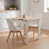 Tisch NP 80x80 Sonoma Eiche + Weiß (100153851)