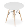 Tisch TODI rund Weiß 80 cm (10033221)