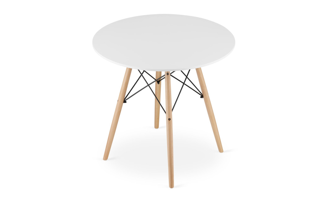 Tisch TODI rund Weiß 80 cm (10033221)