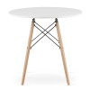 Tisch TODI rund Weiß 80 cm (10033221)