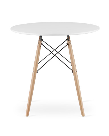 Tisch TODI rund Weiß 80 cm (10033221)