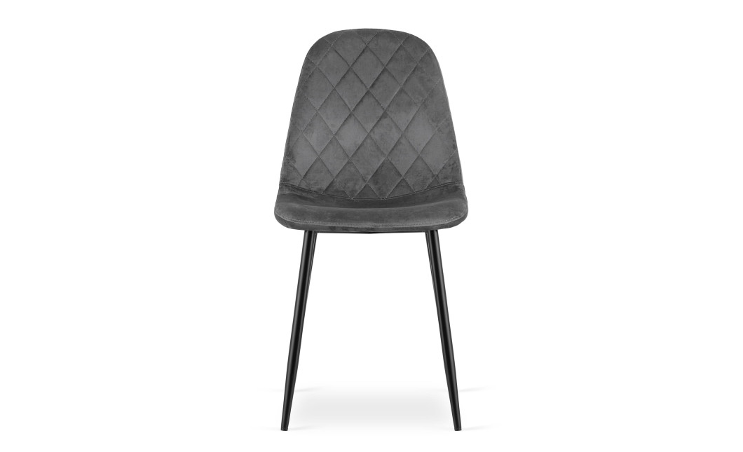 Stuhl ASTI Samt Dunkelgrau (10035361)