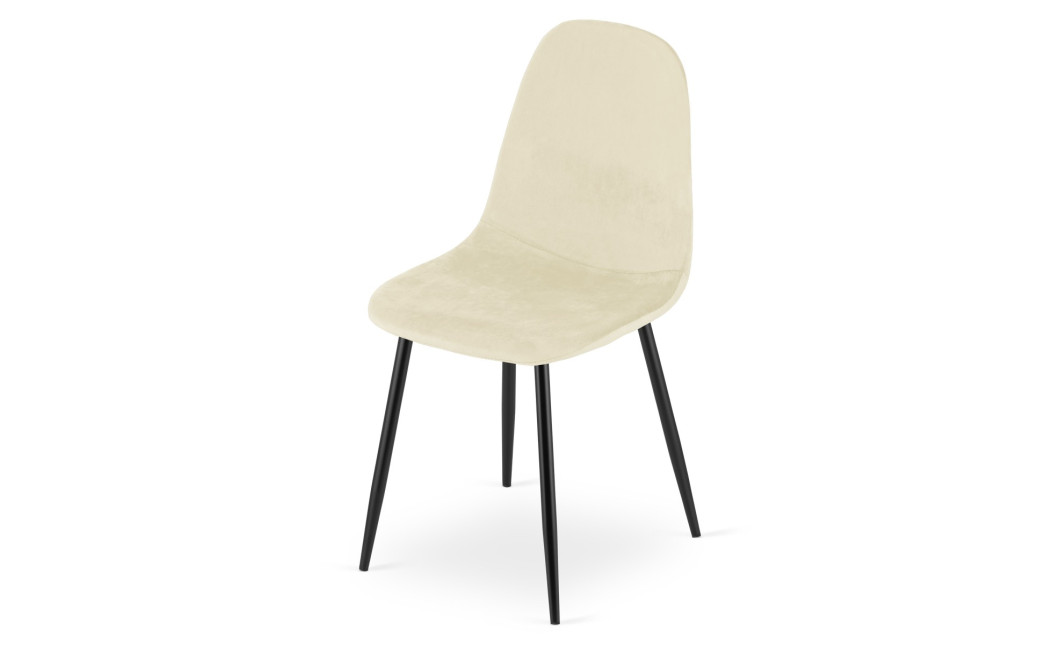 Stuhl COMO – beiger Samt