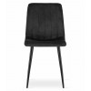 Stuhl LAVA Samt Schwarz (10034611)