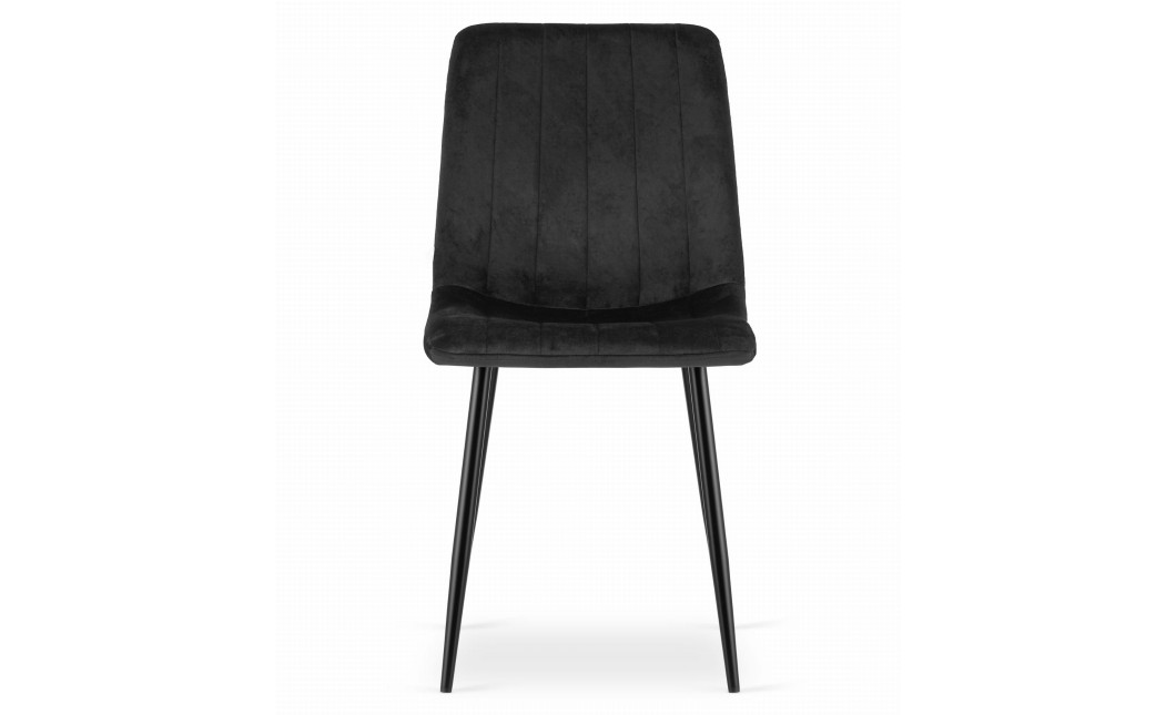 Stuhl LAVA Samt Schwarz (10034611)