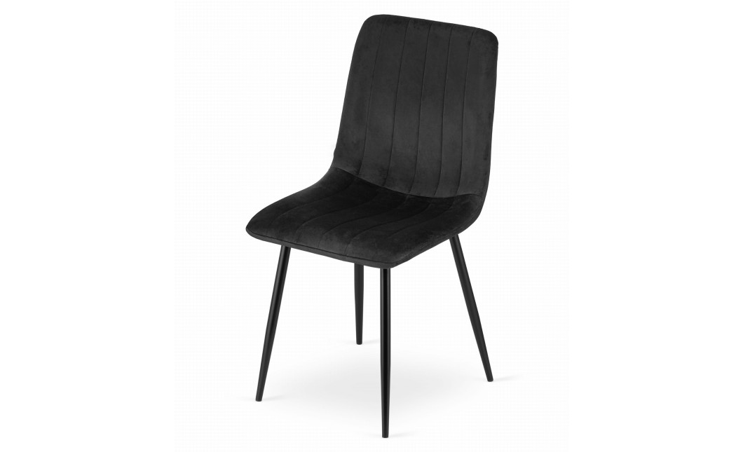 Stuhl LAVA Samt Schwarz (10034611)