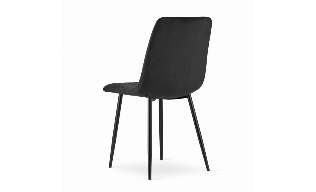 Stuhl LAVA Samt Schwarz (10034611)