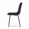 Stuhl LAVA Samt Schwarz (10034611)