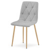 Stuhl LIBRA Stoff Hellgrau/Holzfarbe Beine (10040831)