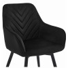 Stuhl NANA360 Samt Schwarz/Schwarz (10039671)