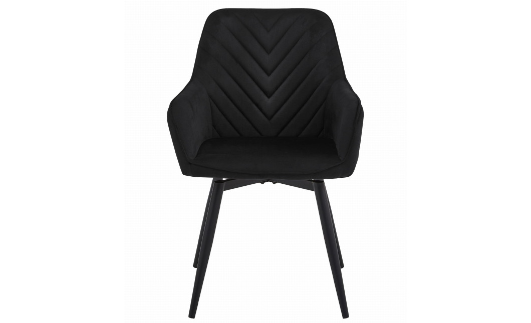 Stuhl NANA360 Samt Schwarz/Schwarz (10039671)
