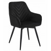 Stuhl NANA360 Samt Schwarz/Schwarz (10039671)