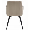 Stuhl NANA360 Samt Dunkelbeige/Schwarz (10039661)