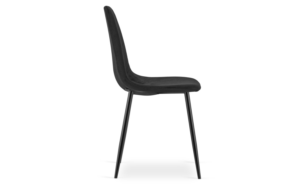 Stuhl PADVA Samt Schwarz/Schwarz (10043131)