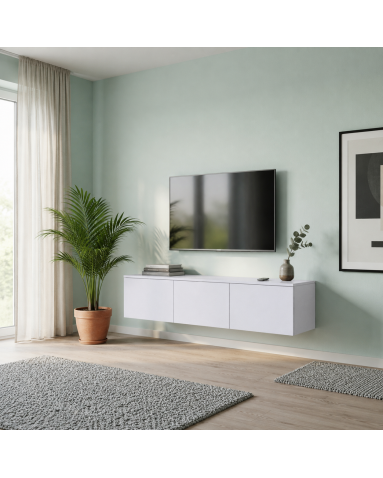 TV-Board Doros Levia Weiß 3 Türen 130х35х33 (41516288)